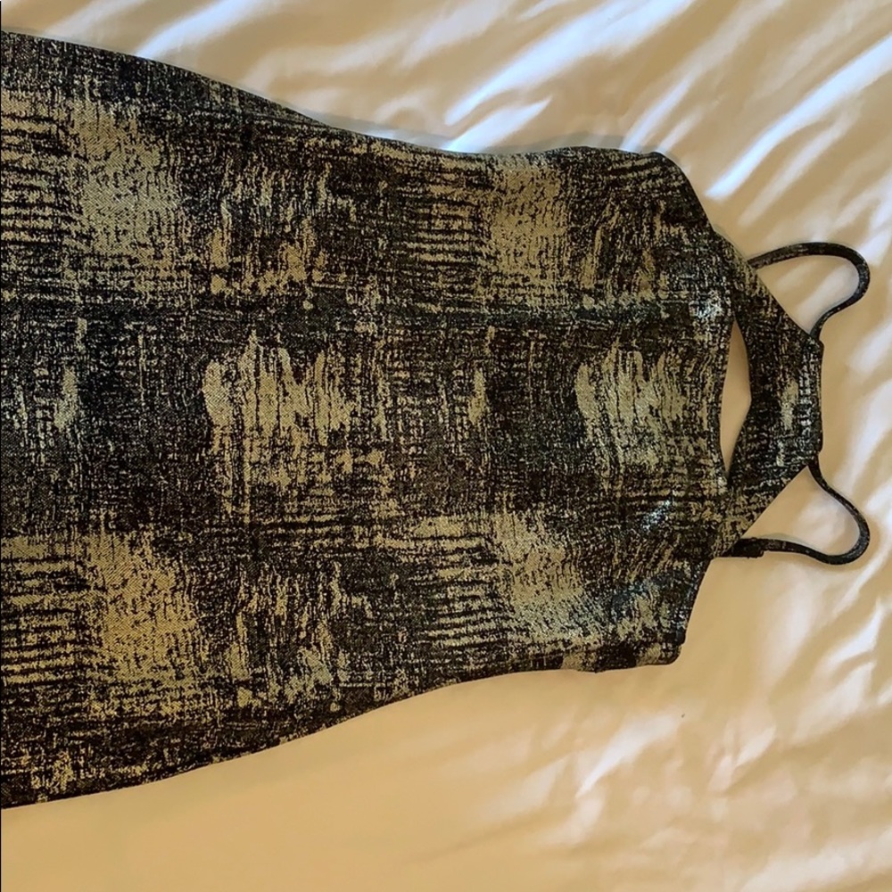 Halter cocktail dress